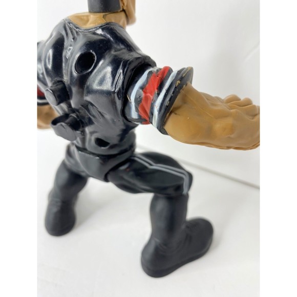 1999 WWF Jakks The Rock "Layin' the Smack Down" Maximum Sweat Series 3 Figure - Picture 8 of 11